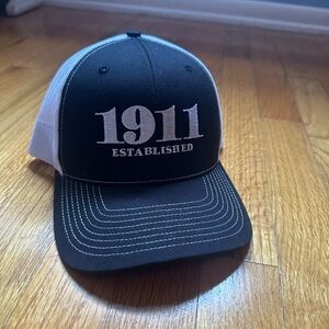 Black and White 1911 Established Cap